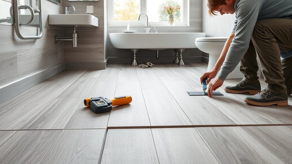 Bathroom Flooring Installation in St John's Wood