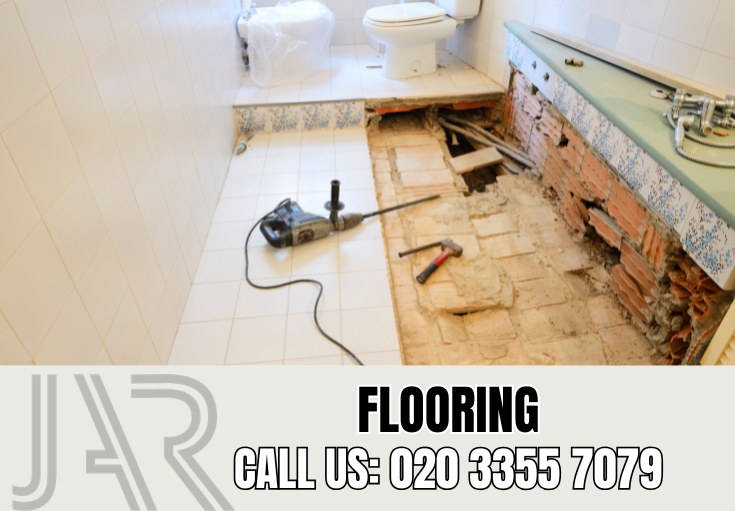 Bathroom Flooring Installation by Stjohnswood Bathroom Fitters